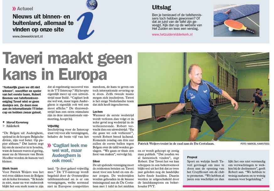 artikel in Het Zuiden